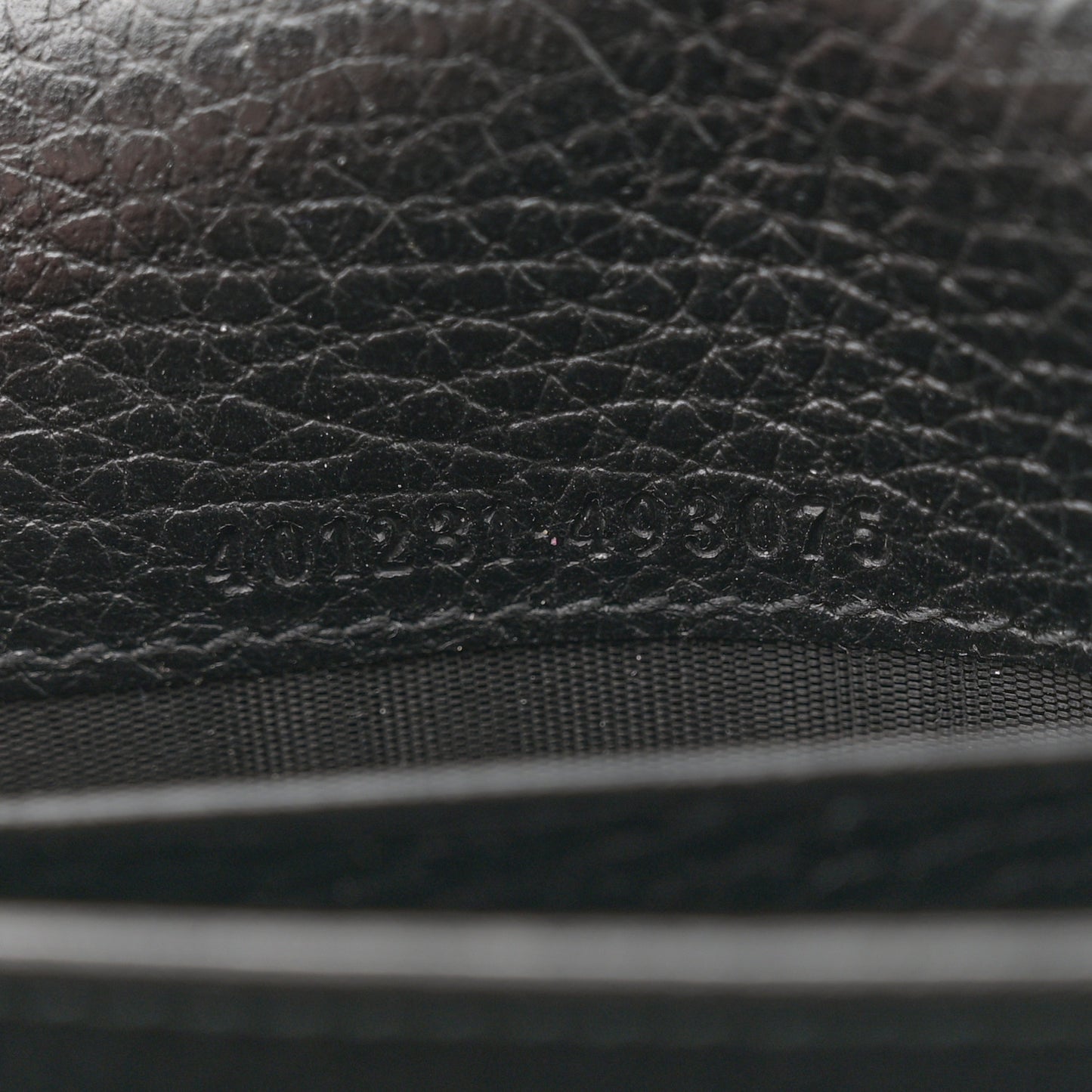 Calfskin Mini Dionysus Chain Wallet Black