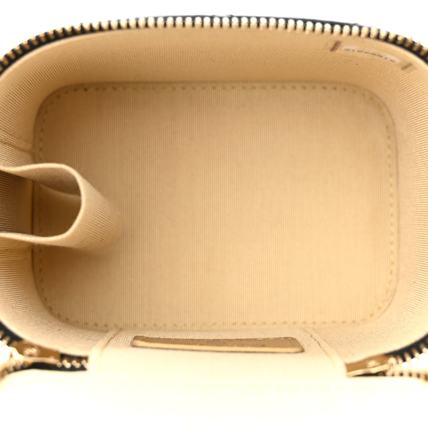 Chanel Lambskin Quilted Mini Pearl Crush Vanity Case With Chain