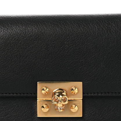 Alexander McQueen Calfskin Skull Mini Clutch Black 14 of 18
