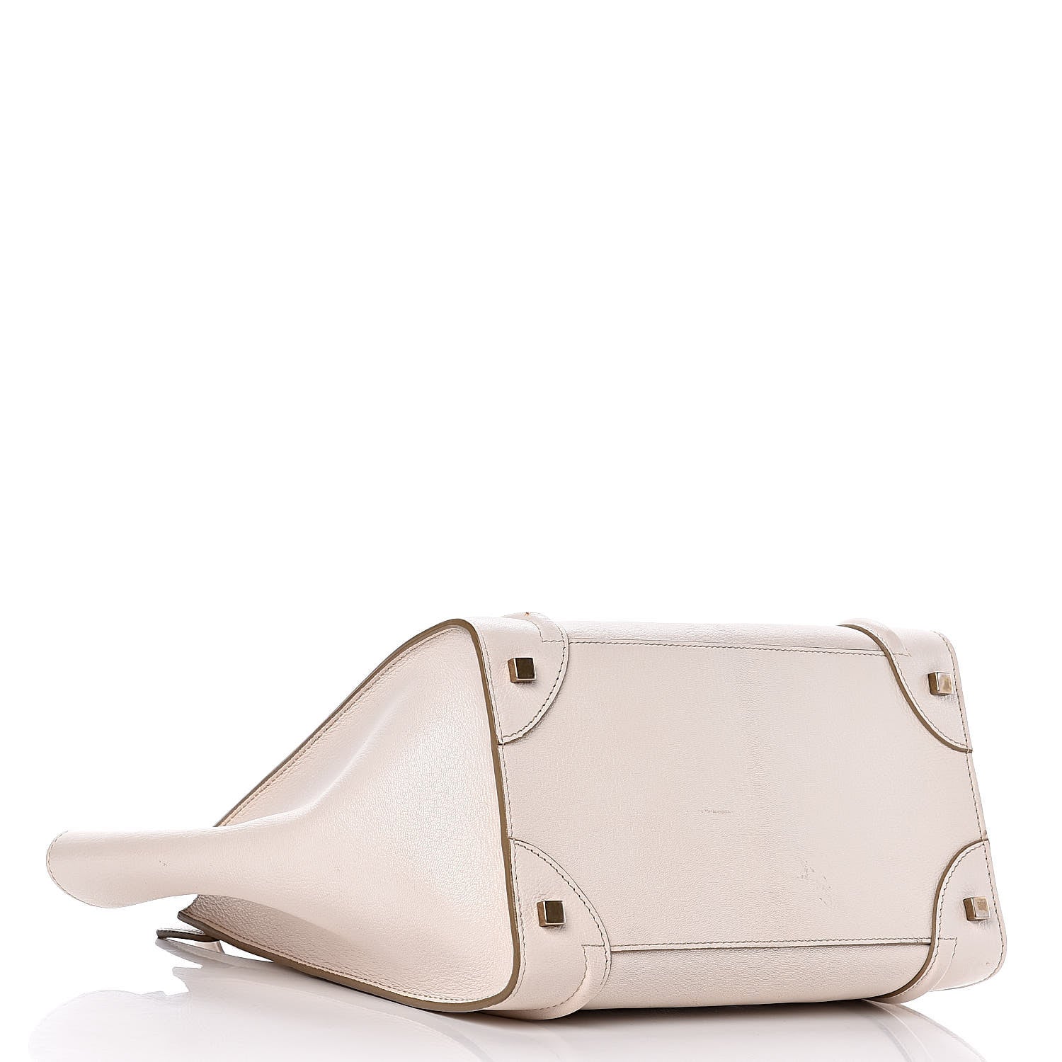 Celine Goatskin Mini Luggage White 4 of 21