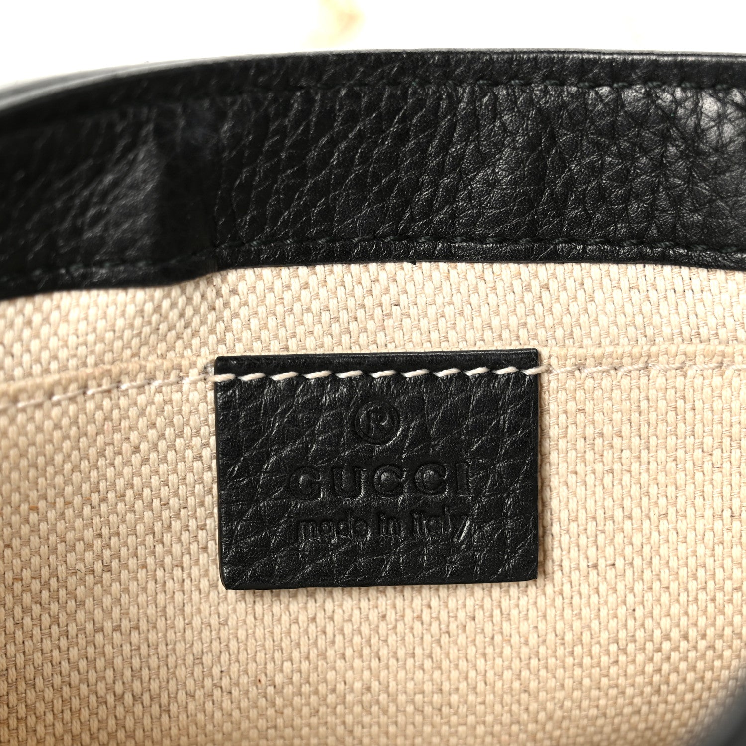 Gucci Pebbled Calfskin Small Soho Flap Crossbody Black 6 of 11