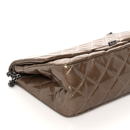Chanel Patent Quilted 2.55 Reissue 227 Flap Taupe 9 of 15