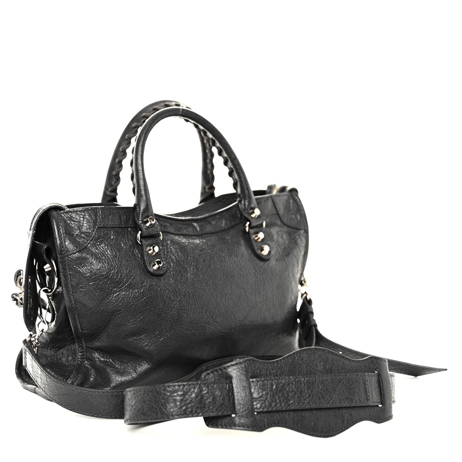 Balenciaga Agneau Classic Silver Hardware S City Black 3 of 10