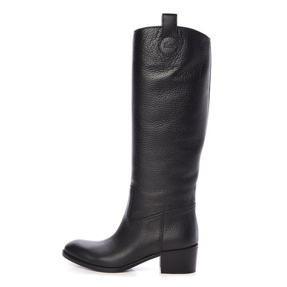 Gucci Cellarius Soft Calfskin Riding Boots 36 Black 1 of 9