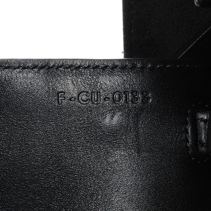 Celine Smooth Calfskin Triple Shopper Tote Black 8 of 8