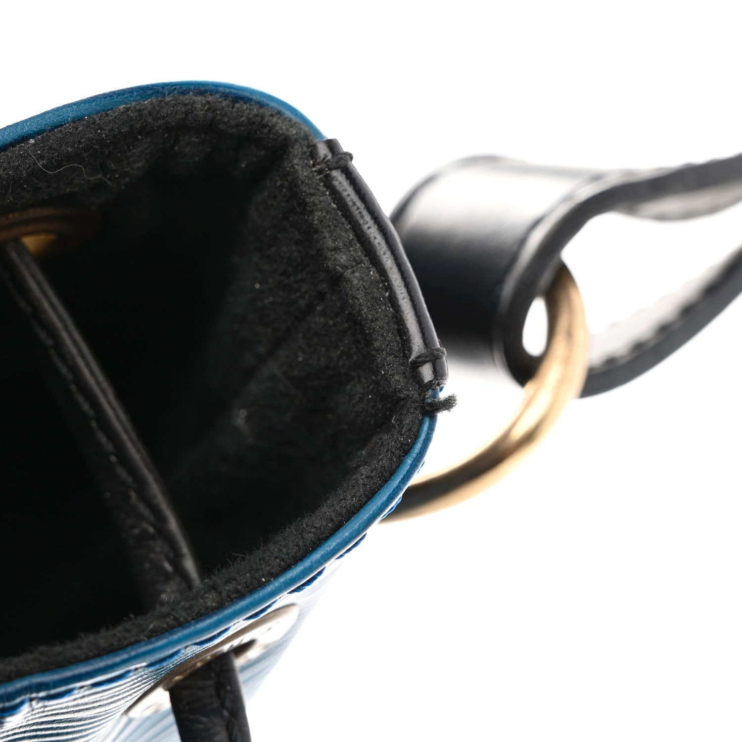 Louis Vuitton Epi Petit Bi-Color Noe Bleu Toledo Black 12 of 12