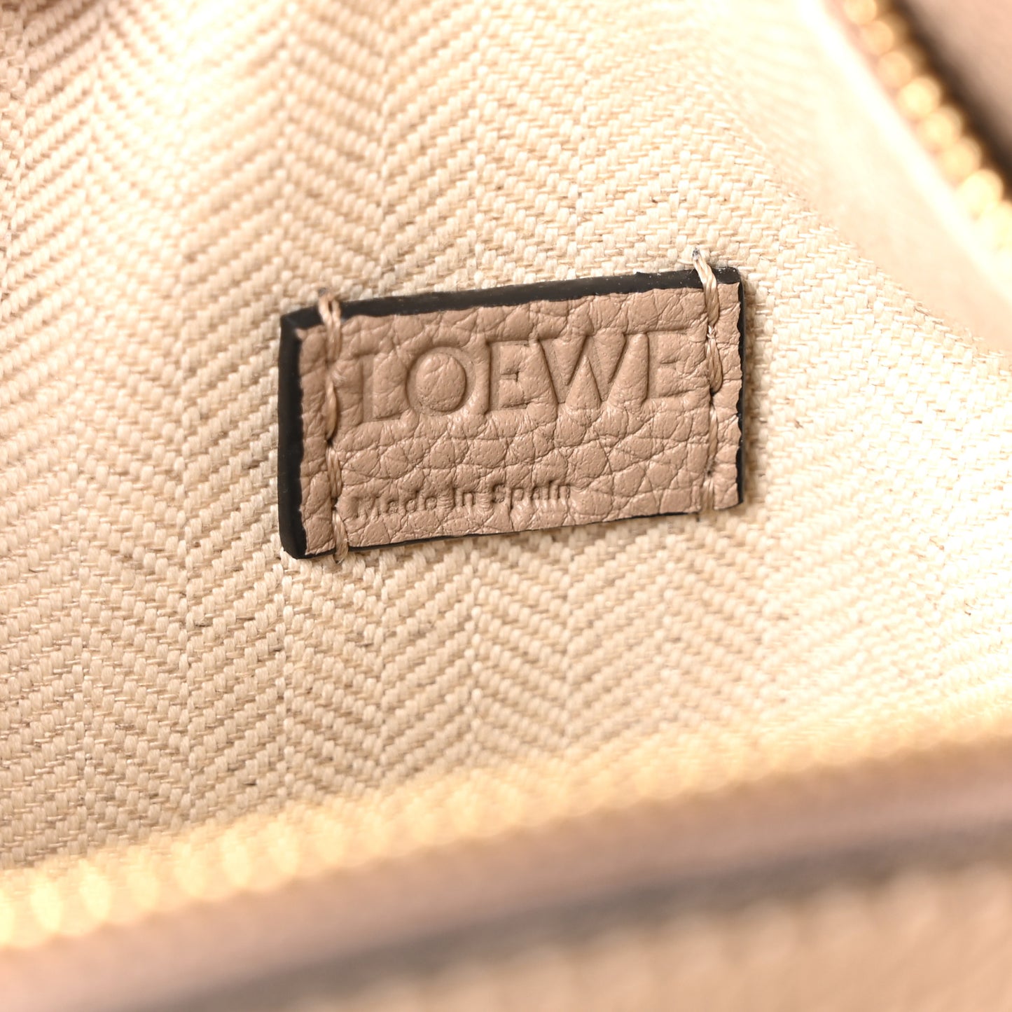 Calfskin Mini Puzzle Bag Sand Mink