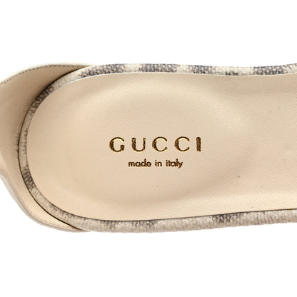 Gucci Calfskin Animalier Karung Printed Horsebit Sandals 35.5 Roccia 7 of 8