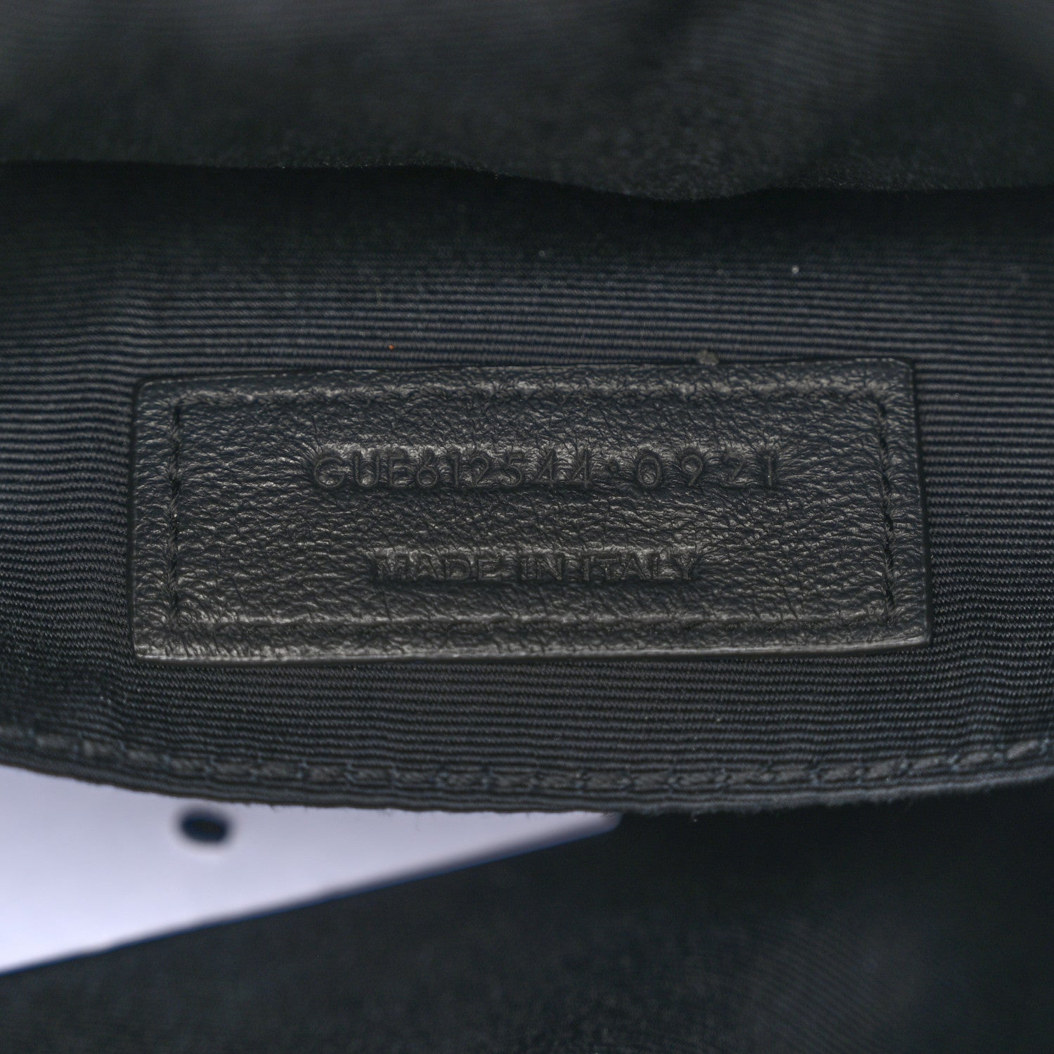 Saint Laurent Calfskin Matelasse Monogram Lou Camera Bag Black 7 of 10