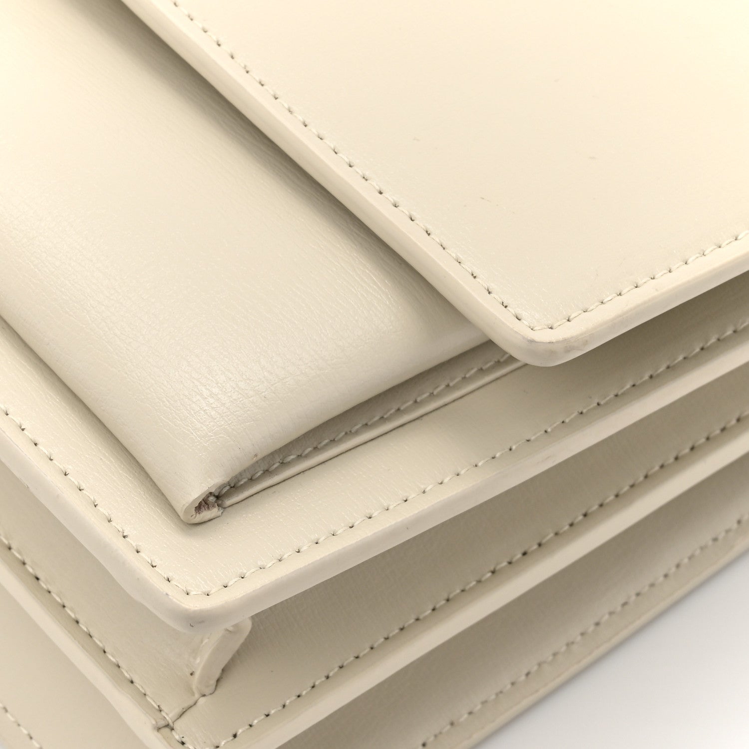 Saint Laurent Calfskin Medium Monogram Sunset Crema Soft 11 of 14