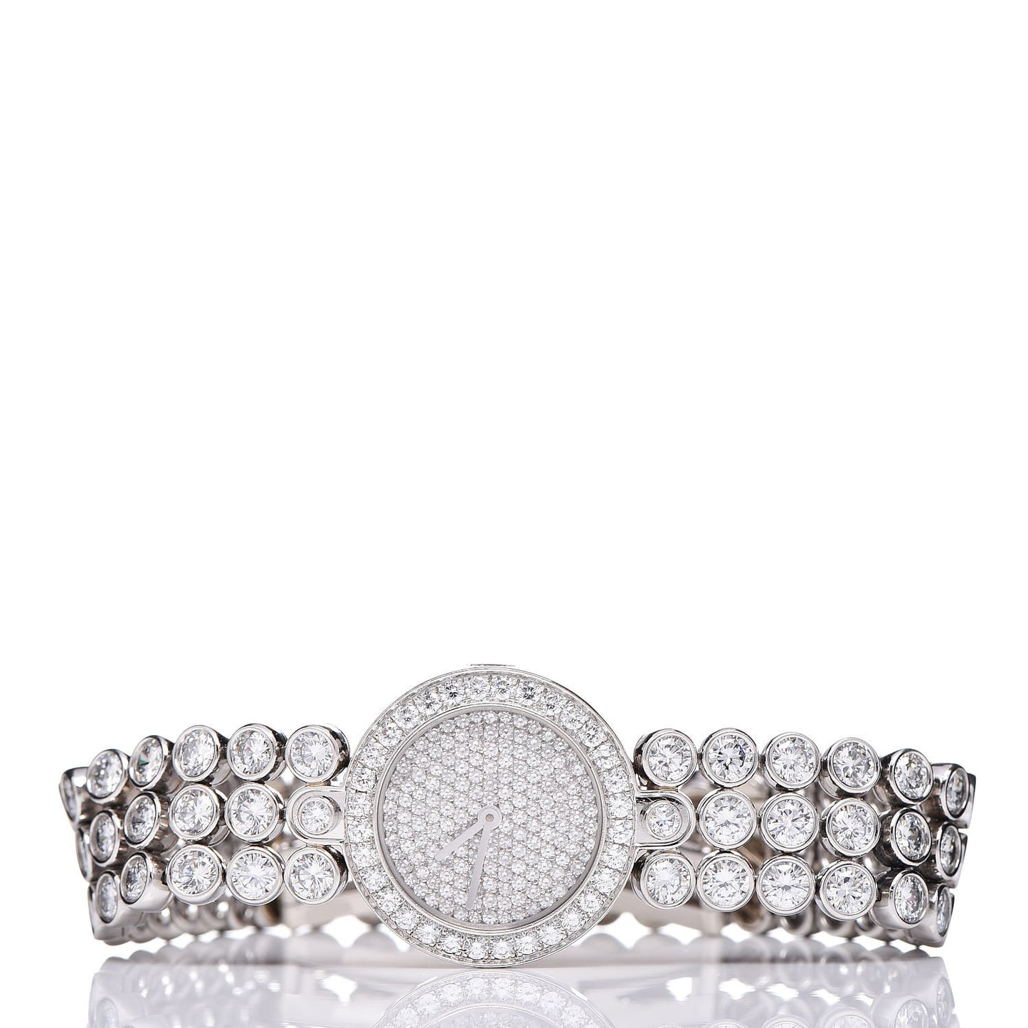 Platinum Diamond Pave 23mm Premier Quartz Watch