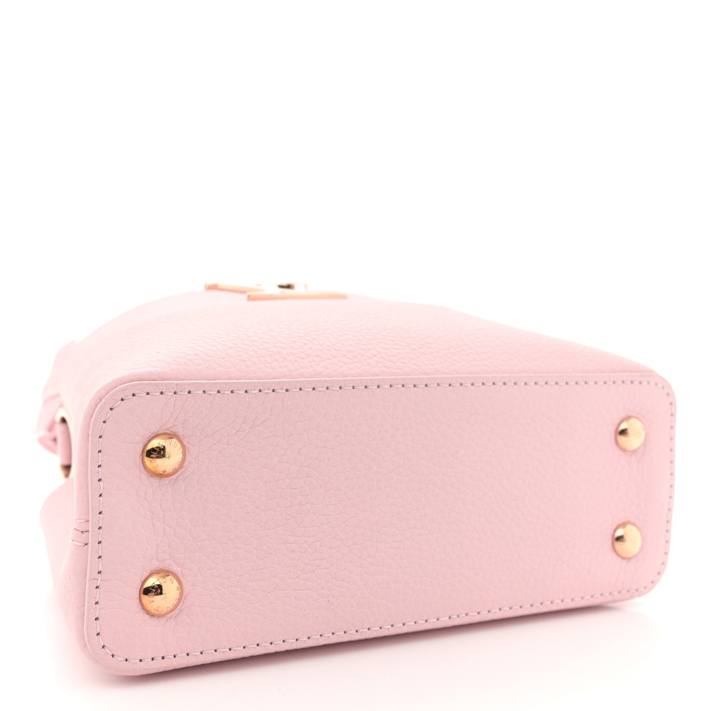 Taurillon Marble Capucines Mini Pink