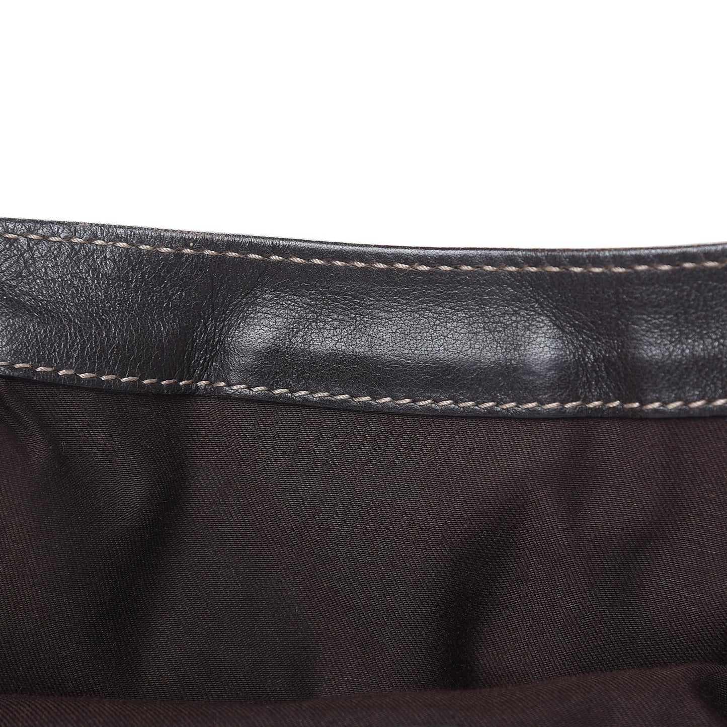 Monogram Large D Gold Hobo Dark Brown