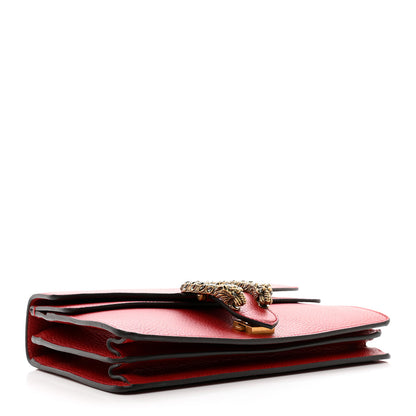 Gucci Dollar Calfskin Swarovski Crystal Small Dionysus Shoulder Bag Hibiscus Red 4 of 11