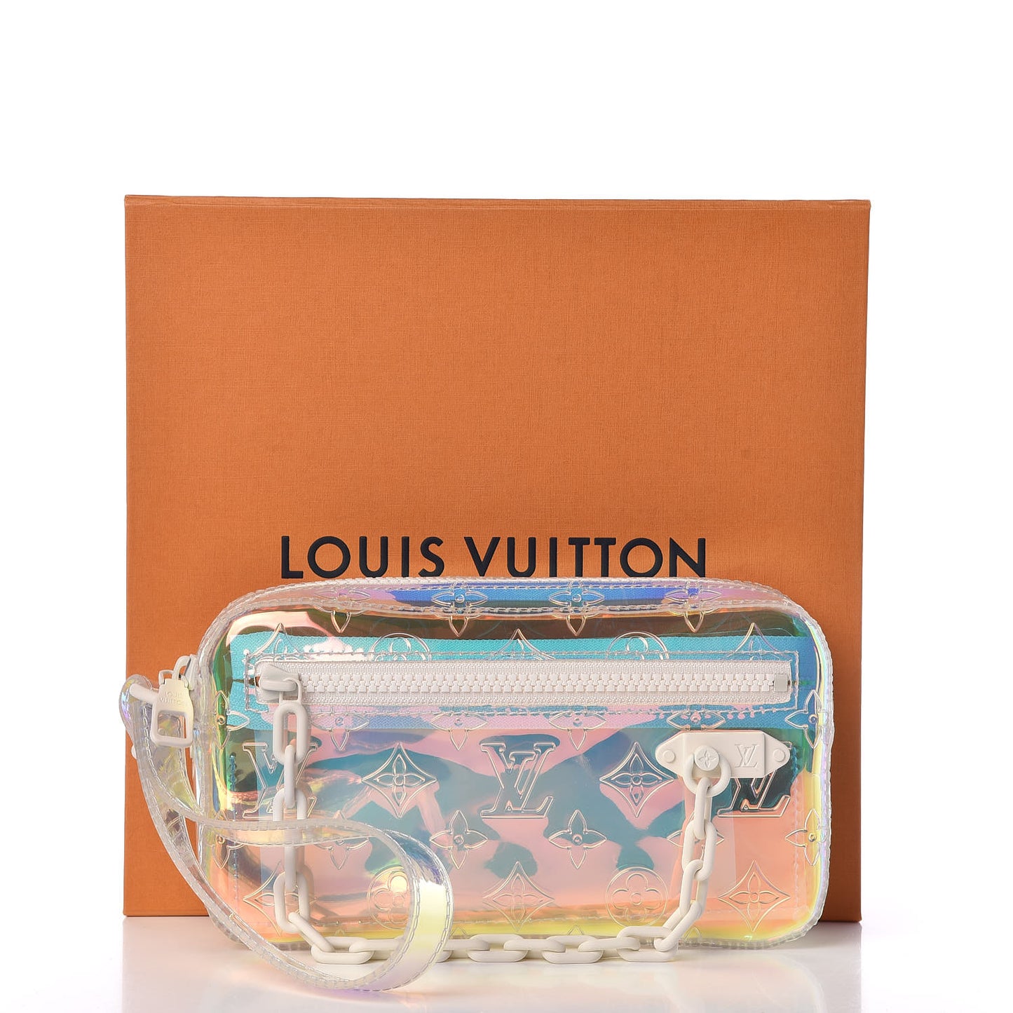 PVC Monogram Pochette Volga Iridescent Prism
