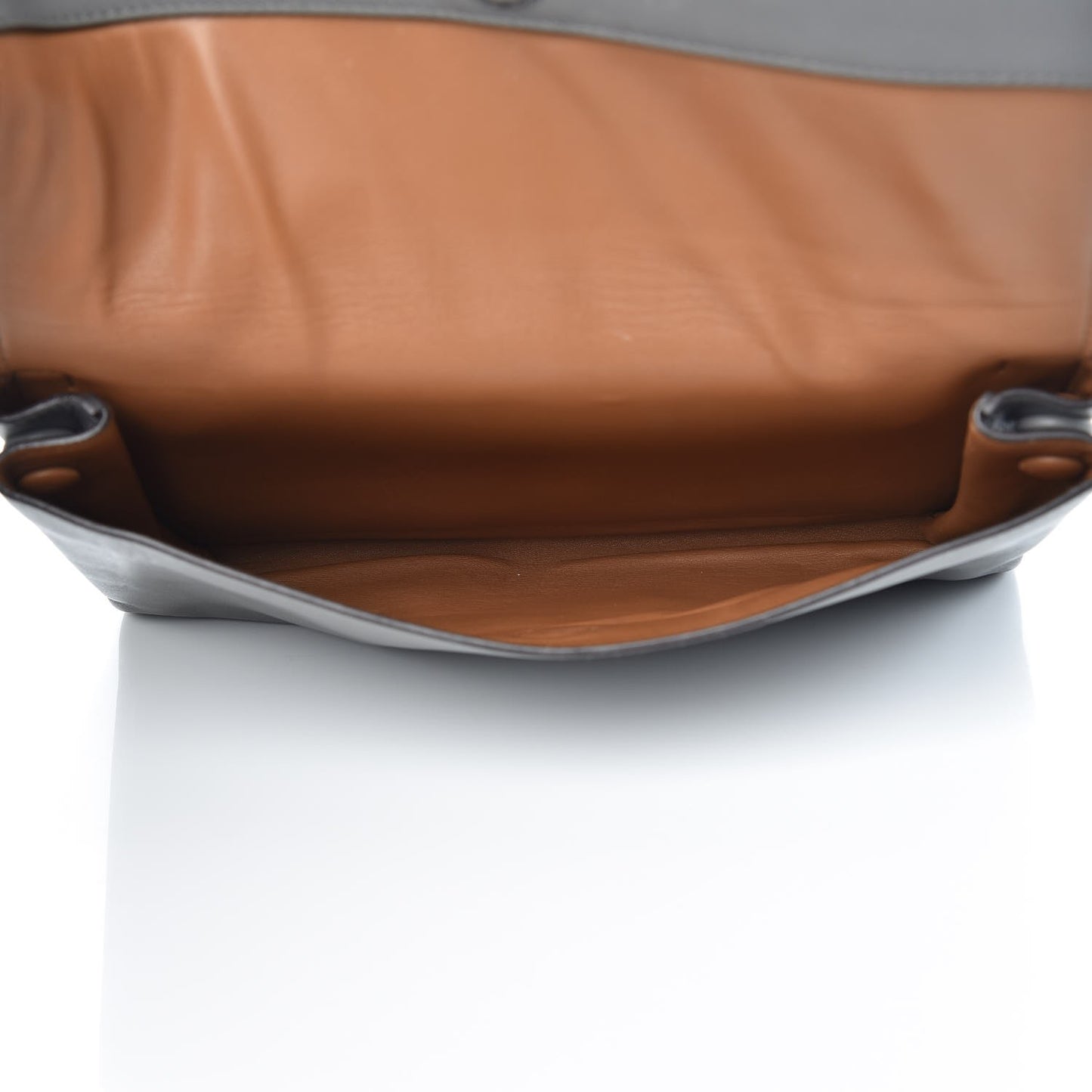 Vitello Soft Chain Horizontal Shoulder Bag Marmo Cannela