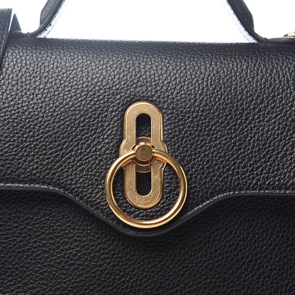 Mulberry Small Classic Grain Calfskin Mini Seaton Black 9 of 9