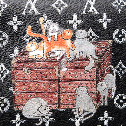Louis Vuitton Catogram Large Kirigami Pochette Black 6 of 6