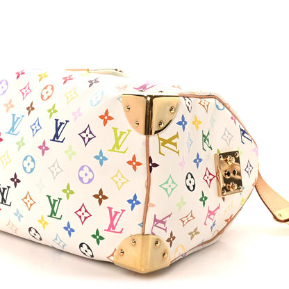 Louis Vuitton Monogram Multicolor Speedy 30 White 9 of 9