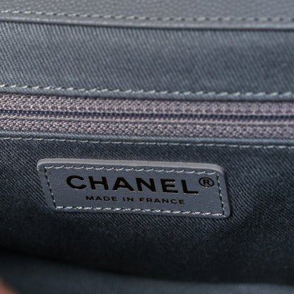 Chanel Caviar Quilted Medium Business Affinity Flap Grey 6 of 9