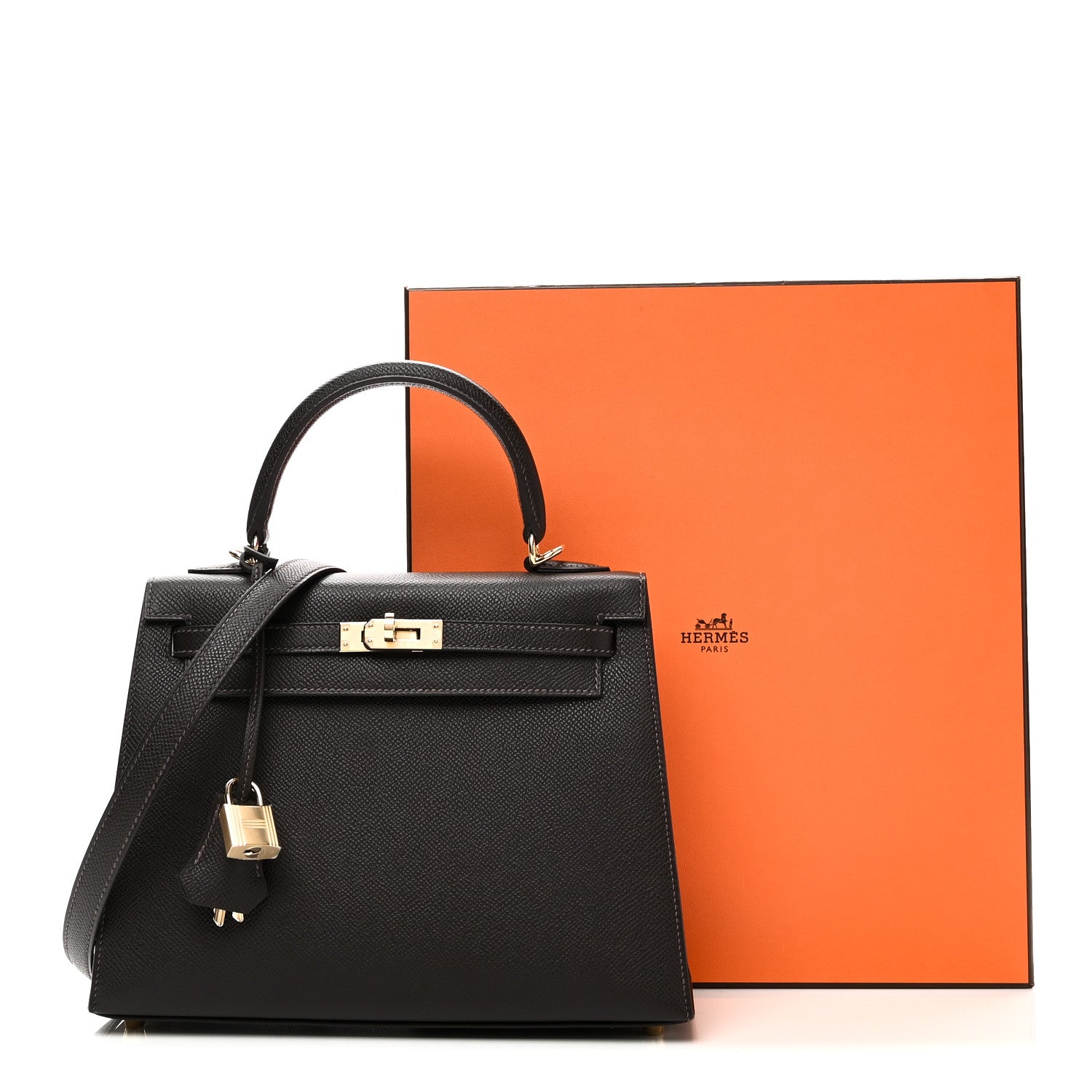 Hermes Epsom Kelly Sellier 25 Bai Brun 11 of 11