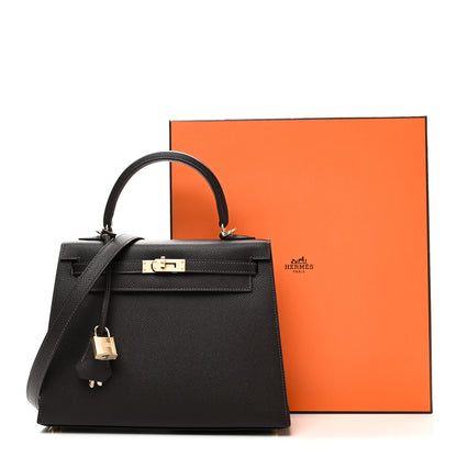 Hermes Epsom Kelly Sellier 25 Bai Brun 11 of 11