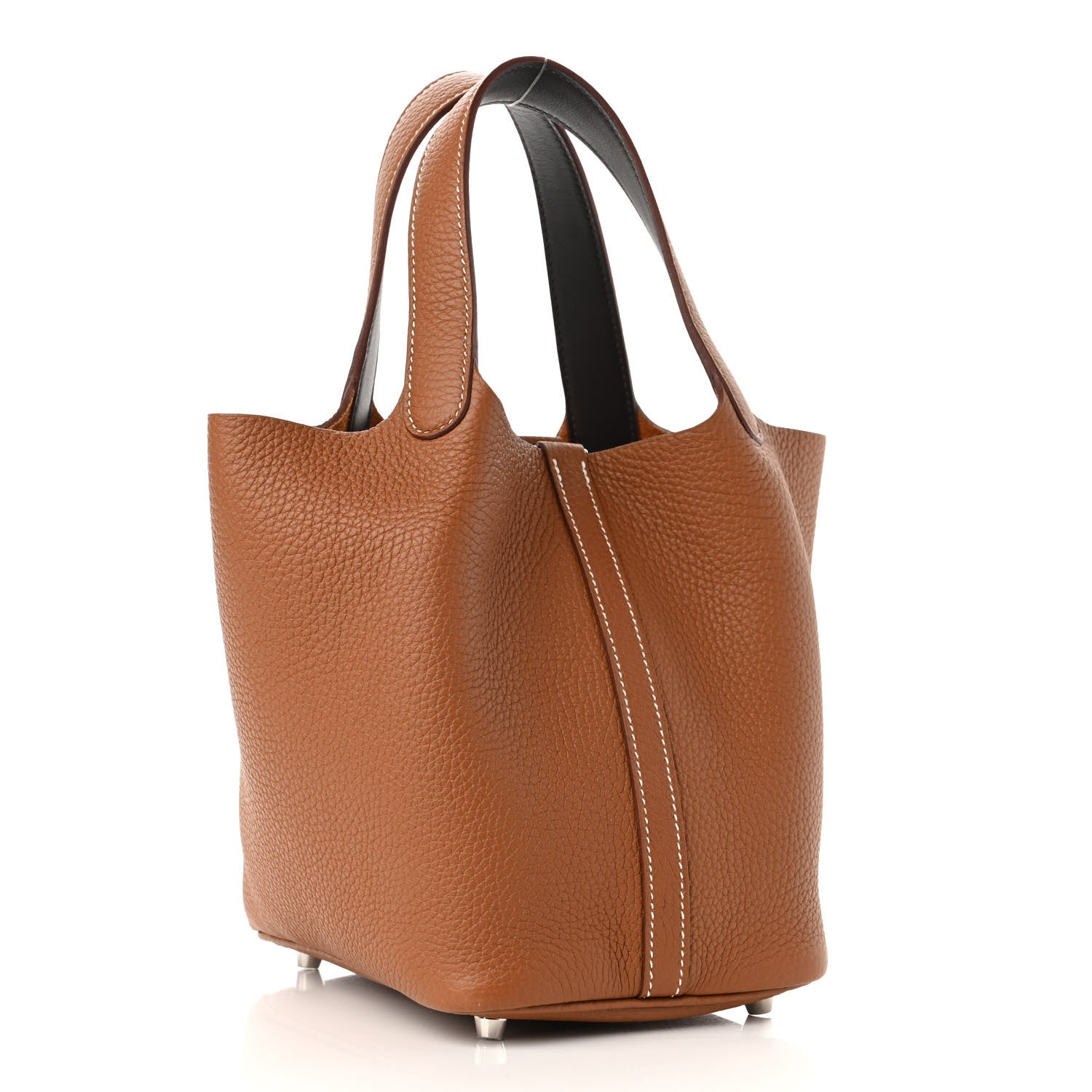 Hermes Taurillon Clemence Swift Eclat Picotin Lock 18 PM Gold Ebene 3 of 11