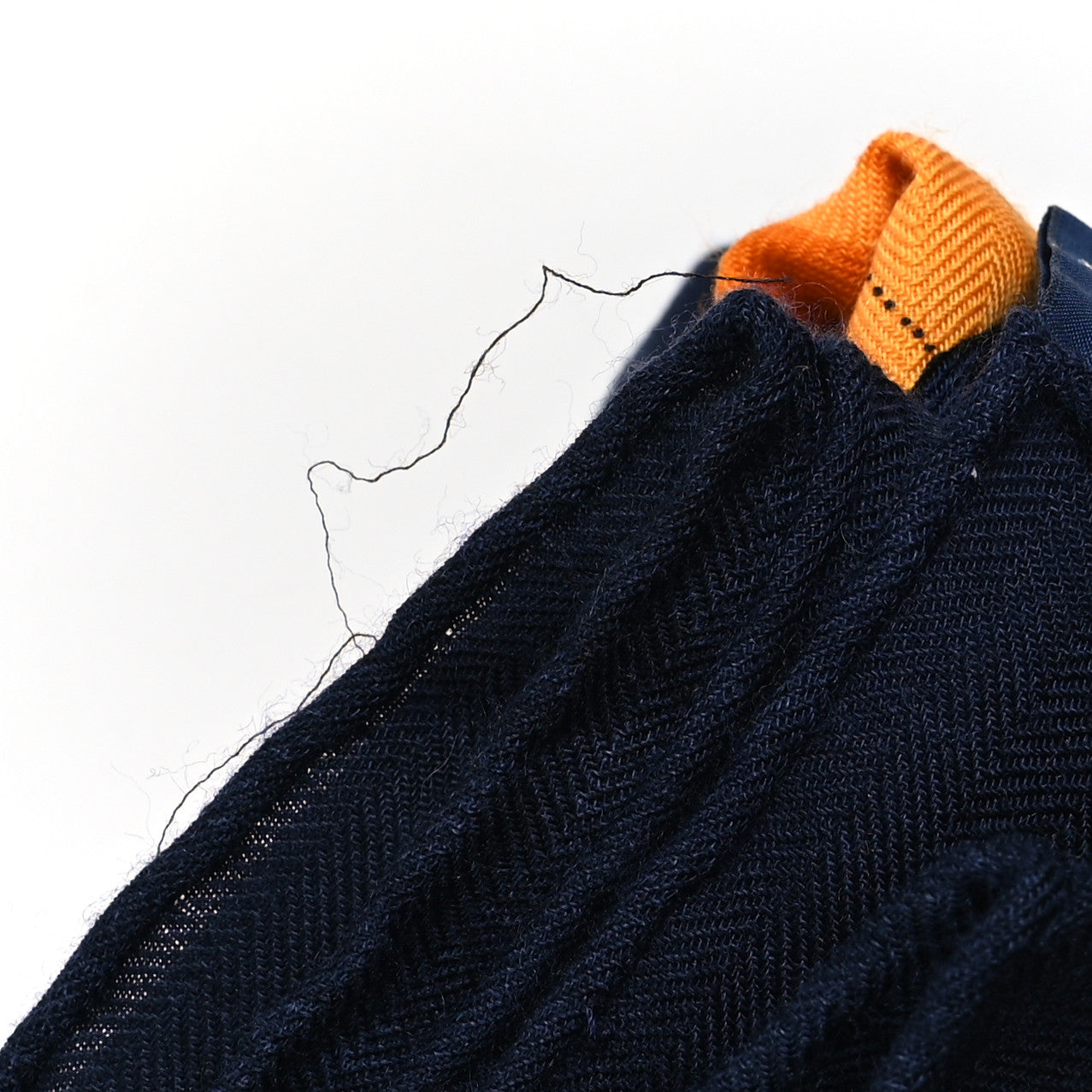 Hermes Cashmere Silk Eperon D'Or Shawl 140 Marine Miel Gris 6 of 6