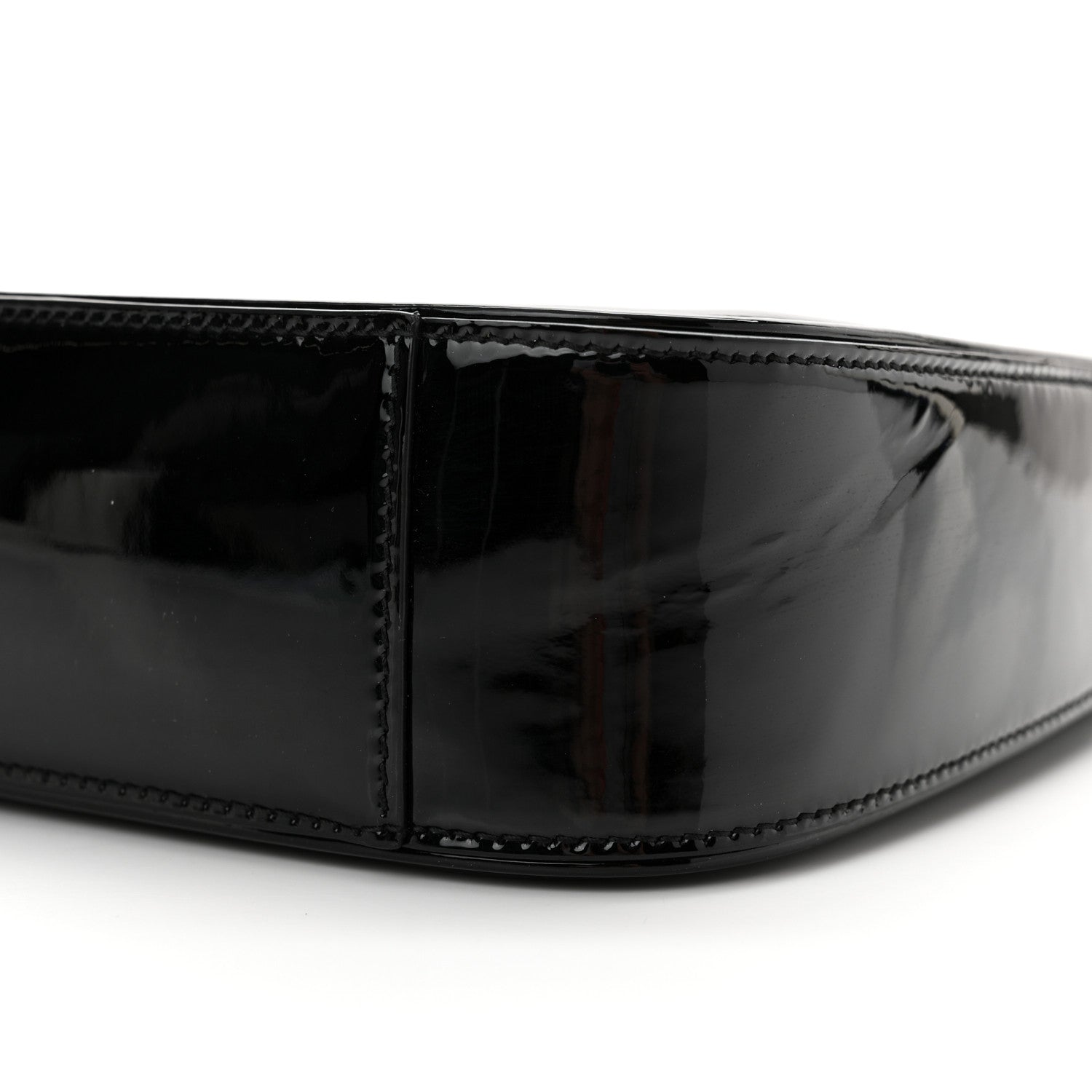 Saint Laurent Patent Calfskin Le 5 A 7 Hobo Black 10 of 15