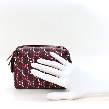 Gucci GG Supreme Shadow Toiletry Pouch Rosso Ancora Red 2 of 7