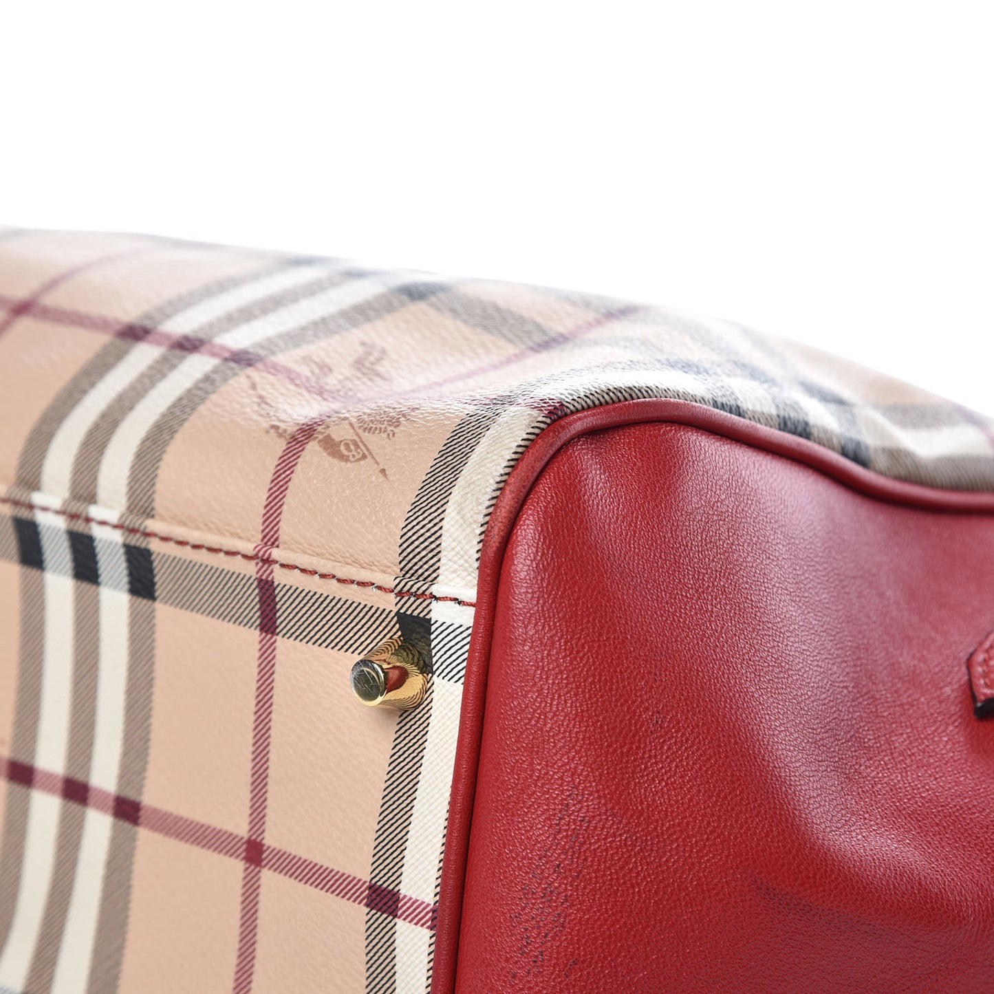 Haymarket Check Small Canterbury Tote Red