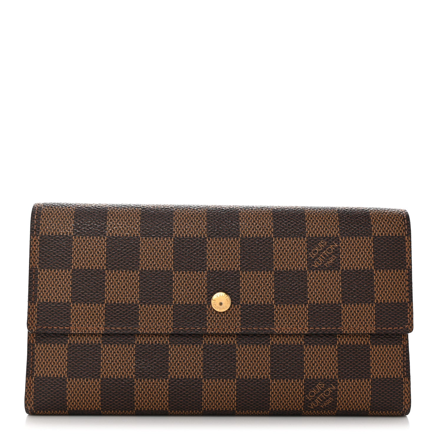 Louis Vuitton Damier Ebene Porte Tresor International Wallet 1 of 6