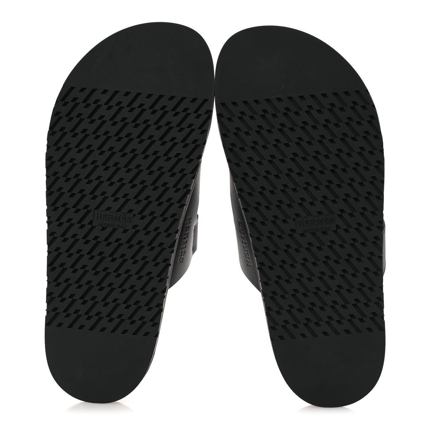 Hermes Calfskin Womens Chypre Sandals 39 Black 7 of 11