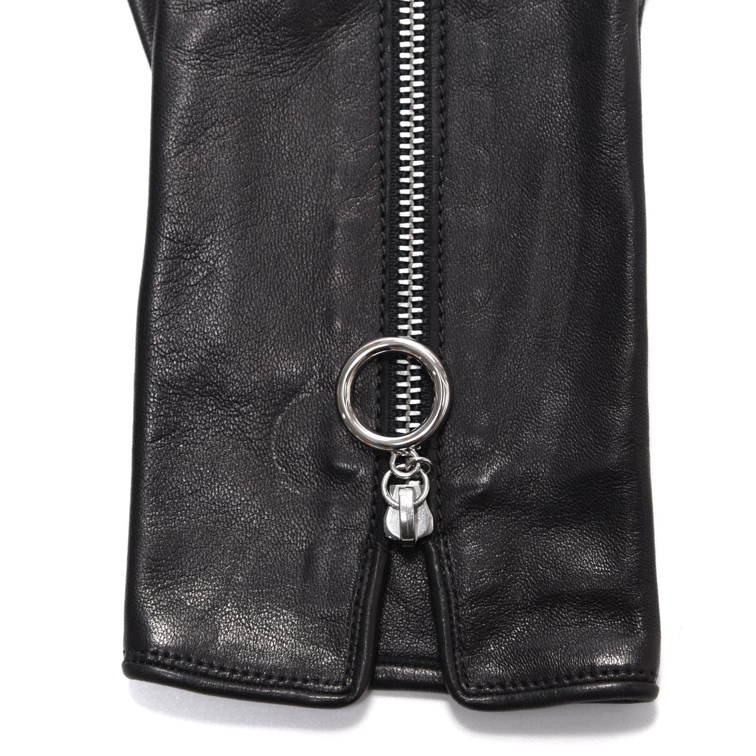 Louis Vuitton Lambskin Knit Gloves Black 5 of 5