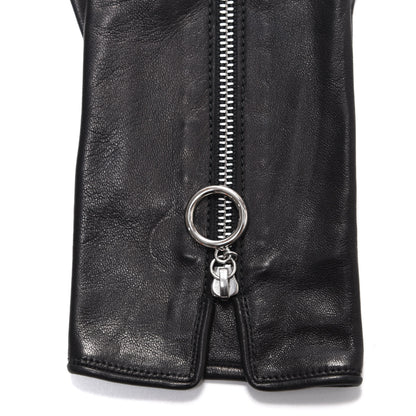 Louis Vuitton Lambskin Knit Gloves Black 5 of 5