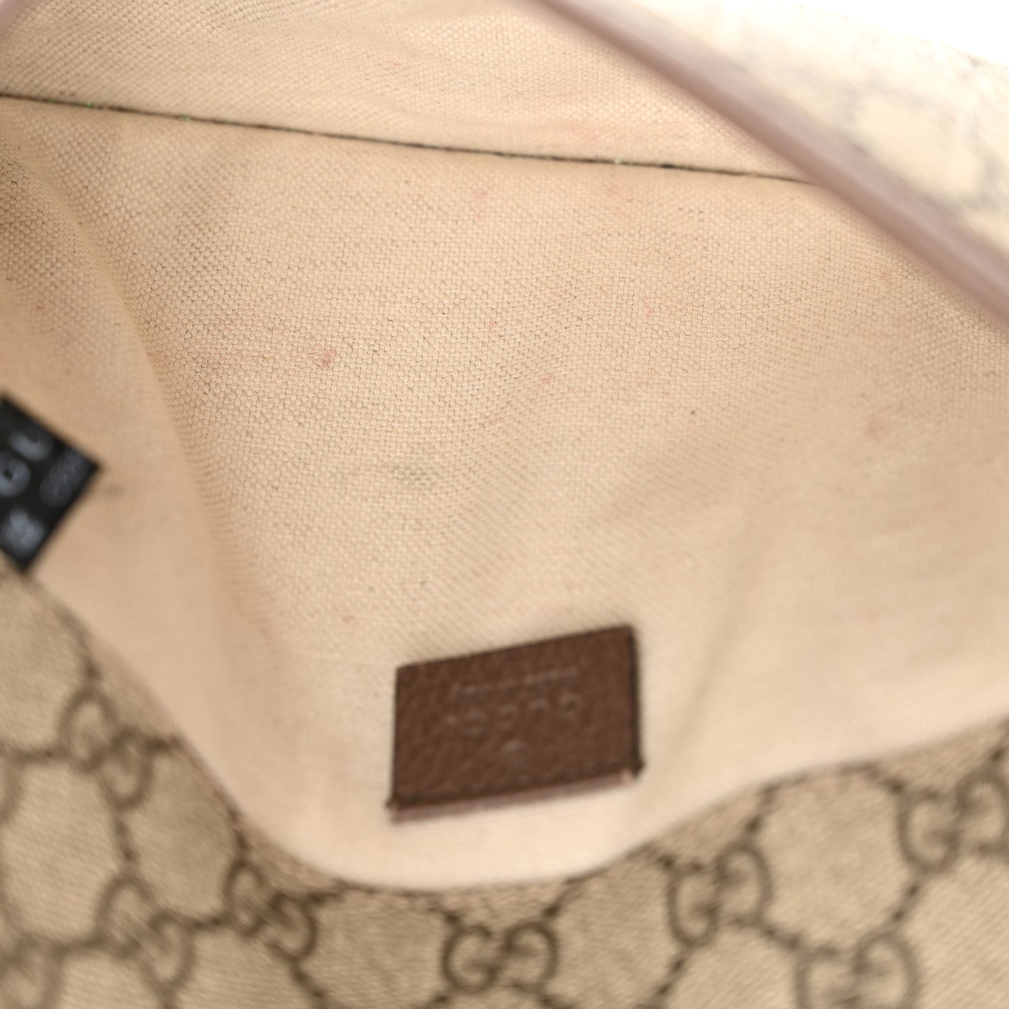 GG Supreme Monogram Neo Vintage Web Belt Bag Brown