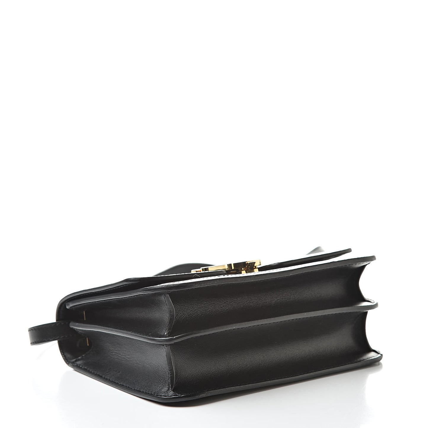 Calfskin Monogram Embossed Small TB Bag Black