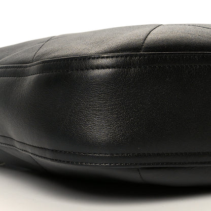 Chanel Lambskin Quilted Large CC Chain Hobo Black 9 of 10
