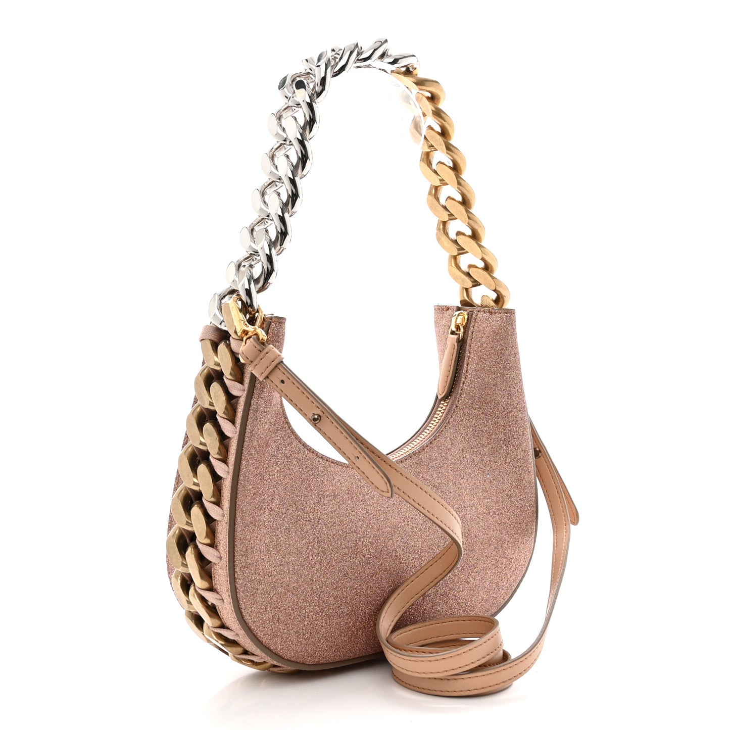 Glitter Eco Alter Frayme Shoulder Bag Pink