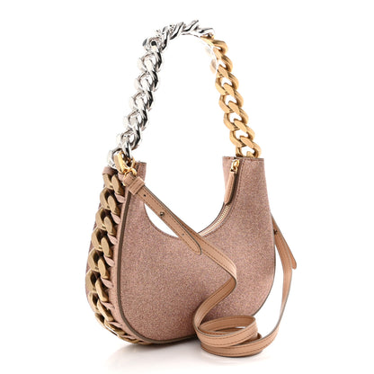 Stella McCartney Glitter Eco Alter Frayme Shoulder Bag Pink 3 of 13