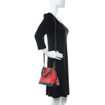 Louis Vuitton Epi Tri-Color Alma BB Castillan Red Toledo Borneo 2 of 14