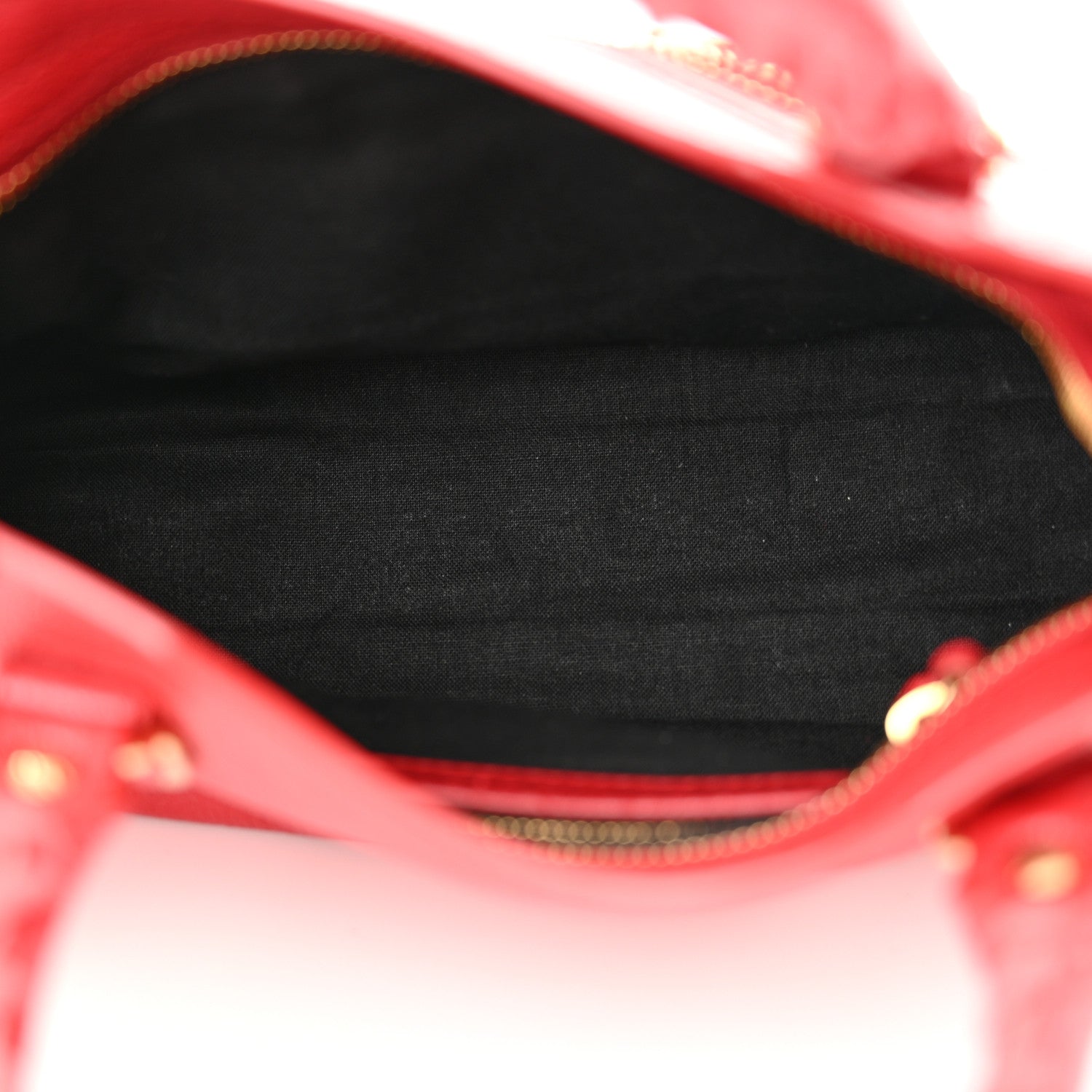 Balenciaga Chevre Gold Metallic Edge Hardware Mini City Rouge Grenade 6 of 11
