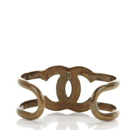 Chanel CC Cuff Brass 3 of 4