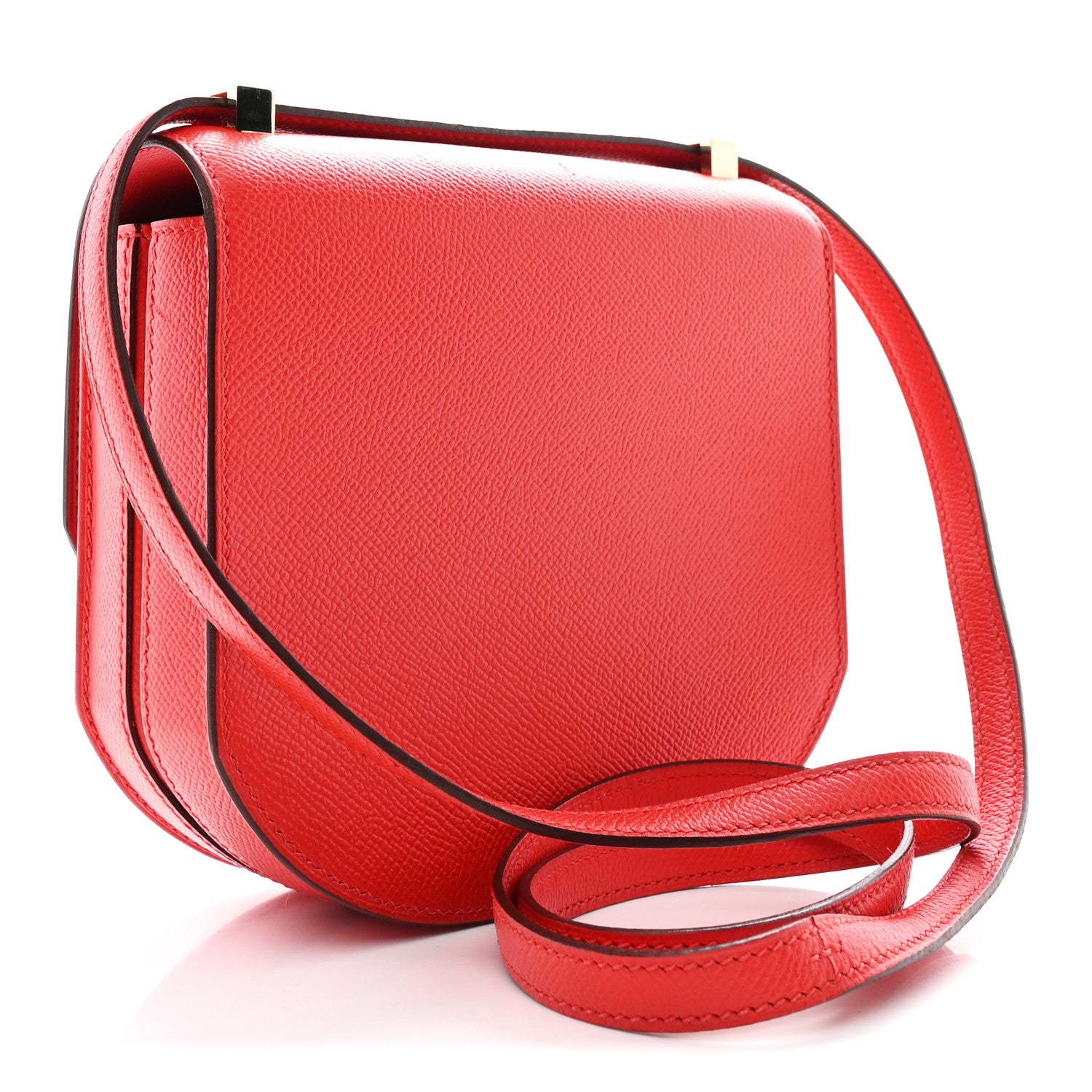 Hermes Epsom Mosaique Au 24-17 Rouge De Coeur 3 of 13