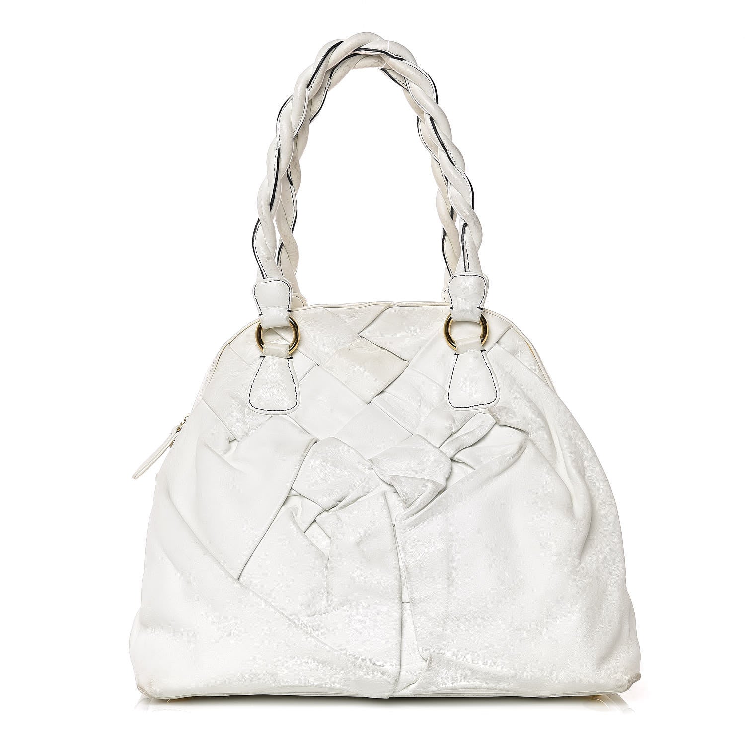 Valentino Garavani Woven Couture Bag White 1 of 12