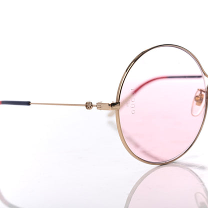 Gucci Round Sunglasses GG0395S Red Blue White 5 of 8