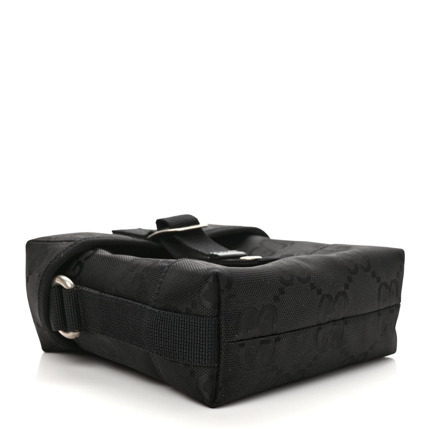 Econyl Nylon Monogram Off The Grid Messenger Bag Black