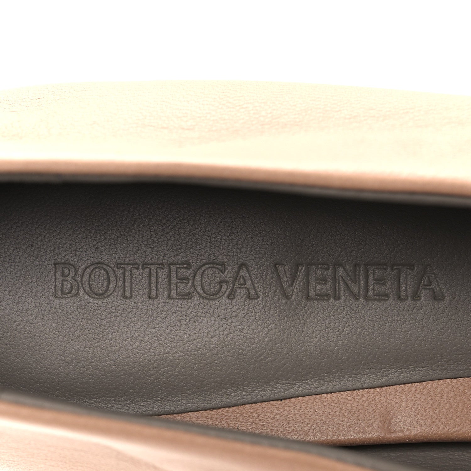 Bottega Veneta Nappa Almond Flats 39 Cipria 1781110 – FASHIONPHILE