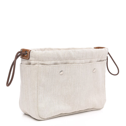Hermes Canvas Barenia Fourbi 25 MM Pouch Naturel Fauve 3 of 9