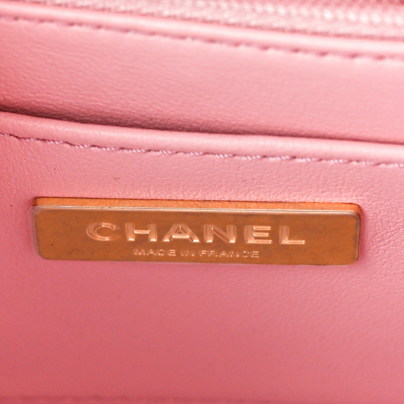 Chanel Tweed Handle Crush Top Handle Flap Bag Pink Ecru 5 of 9